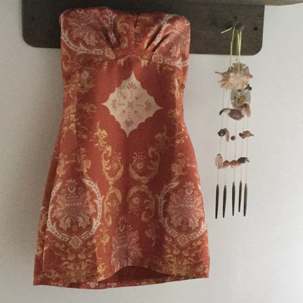 Free people strapless dress